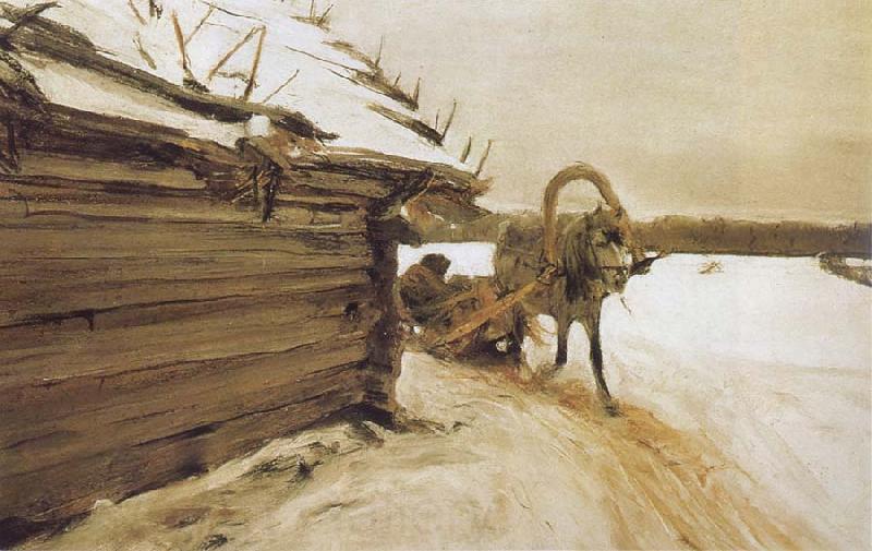 Valentin Serov In Winter France oil painting art